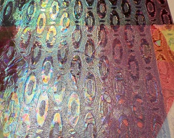 Fusion Film,Top Seller,Designer Inlay, Iridescent Film, faux dichroic film, artisan inlays, Inlay for resin art, fantasy inlay,mixed media