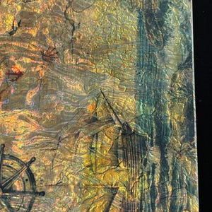 Illusion  Fusion Film,Top Seller,Designer Inlay, Iridescent Film, faux dichroic film, artisan inlays, Inlay for resin art,mixed media