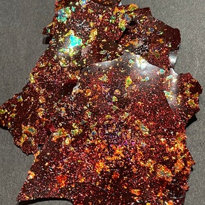 Fantasy Flake, Flake Glitter, Flake Inlay, Iridescent Flake,