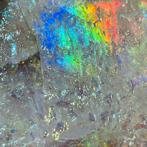 Holographischer Fantasy Flake, Flocken Glitter, Flocken Inlay, Irisierende Flocken