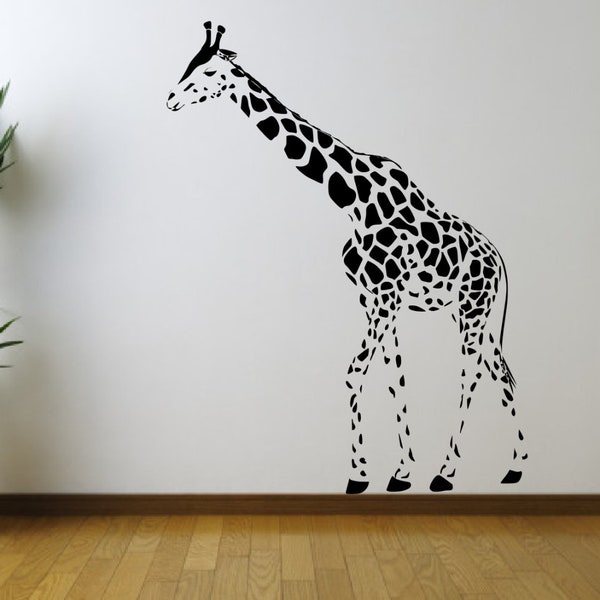 Giraffe Wall Decals Etsy UK