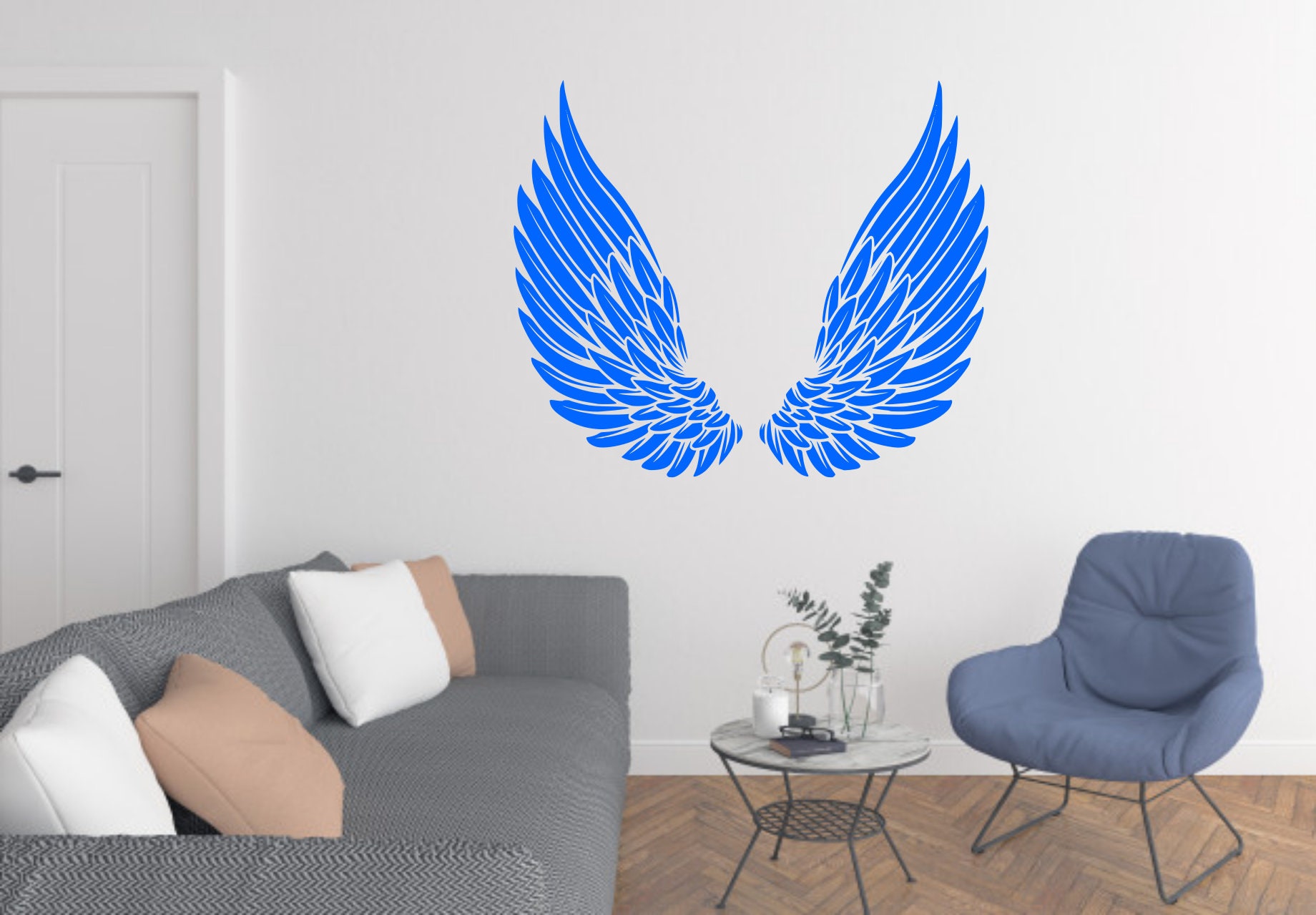 Angel Wings Wall Art Decal Sticker Home Decor Transfer O117 - Etsy