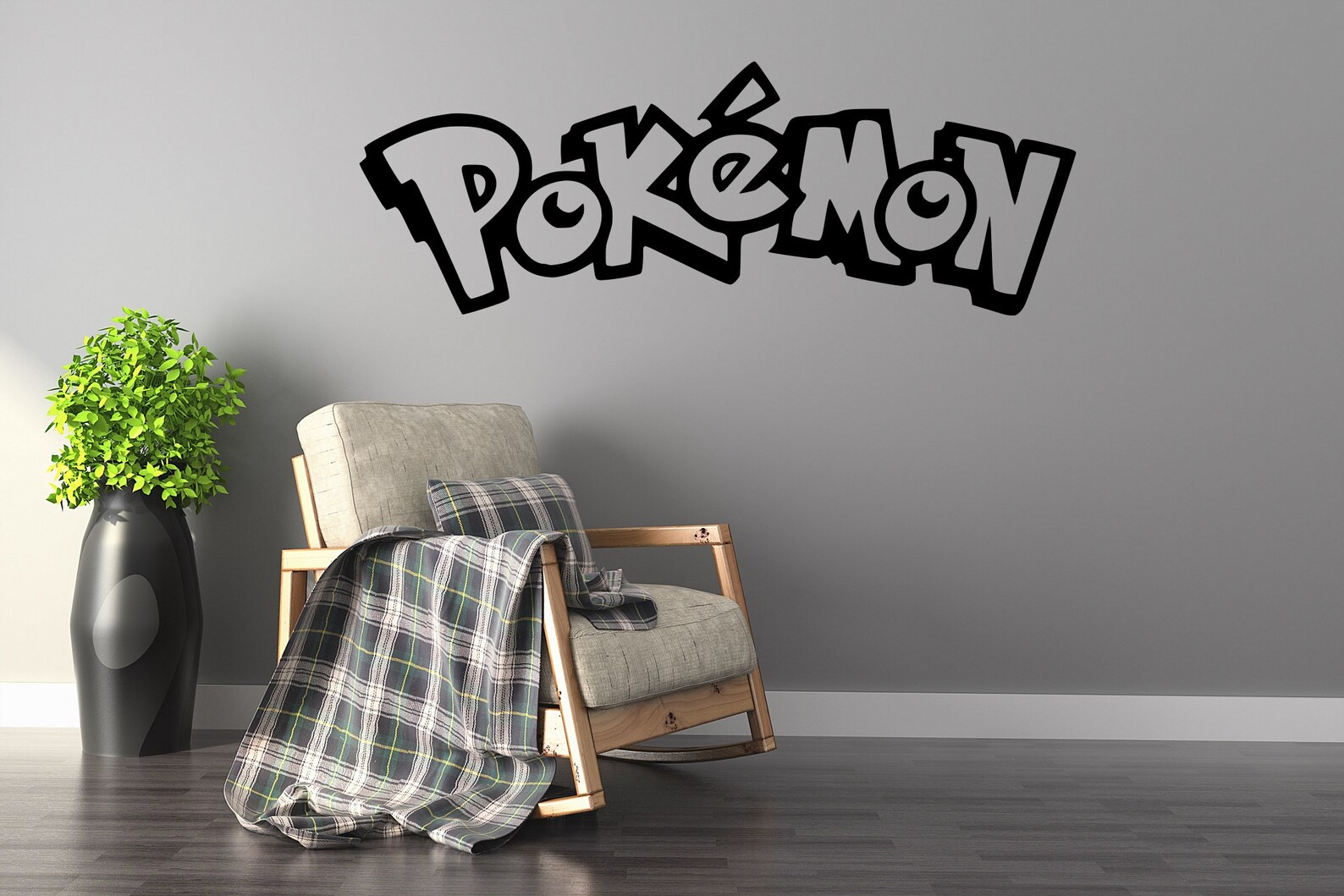 Pokemon Style Logo Wall Art Decal Sticker Home Decor 'Film Etsy