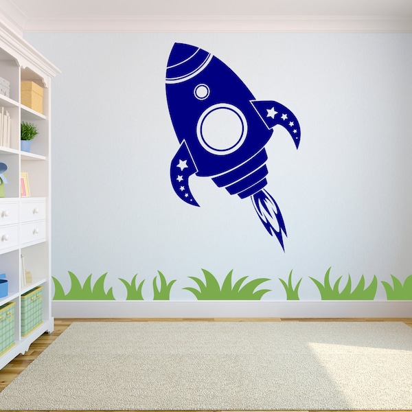 Rocket Wall Decal Etsy UK