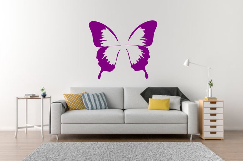 Beautiful Butterfly Wings Wall Art Decal Sticker Home Decor Etsy