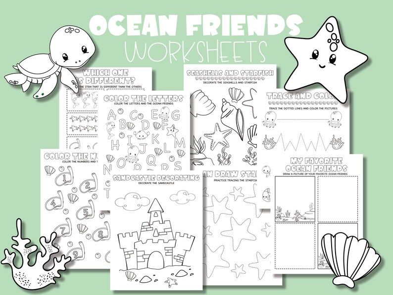 classroom activity kindergarten worksheets coloring pages etsy