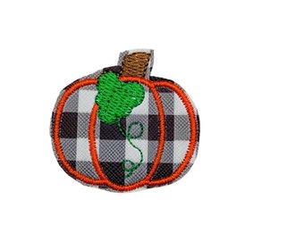 Plaid Pumpkin Feltie