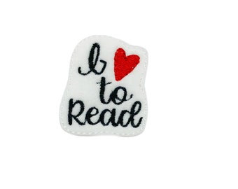 I Love to Read Feltie