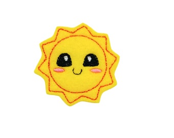 Sun Feltie, Sun Felties, Summer Feltie, Summer Felties, Cute Felties, Cute Feltie, Spring Felties, Spring Feltie, Yellow Felties