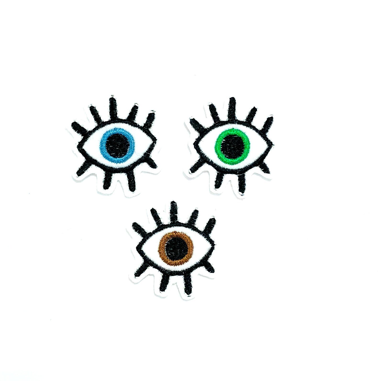 3 Eye Felties Optometrist Felt Applique Eyeball Scrapbooking Etsy