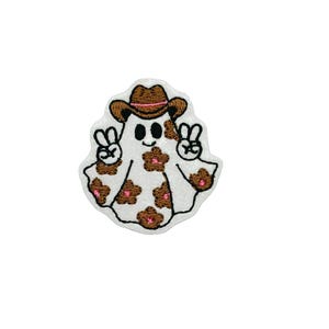 Halloween Felties, Cowboy Ghost Feltie, Cowboy Felties, Glitter Felties, Flower Ghost Felties, Fall Felties, Vinyl Felties, Cowgirl Felties