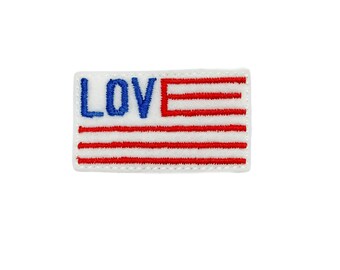 Love USA Flag Feltie