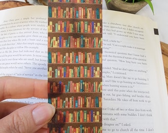 Segnalibro da scaffale con nappa per amanti dei libri, regalo per topi di biblioteca