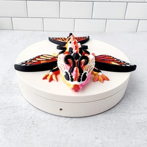 3D printed articulated Butterfly dragon / 3D printed dragon / 3D printed fidget/ gifts for kids / Desk Toy / articulated dragon