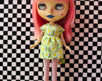 Green Flowers Blythe Dress