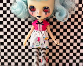 Vestido de Blythe con llamas