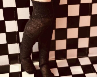 Sheer Black Blythe Socks