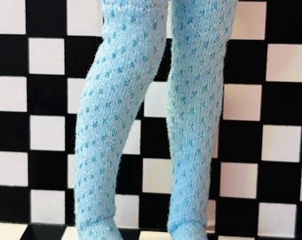 Calcetines Blythe con brillos azules
