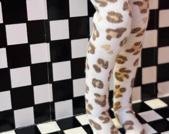 Calcetines Blythe con estampado de leopardo