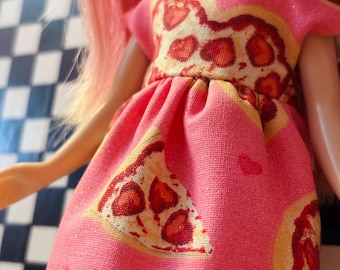 Vestido de Blythe "Me encanta la pizza"