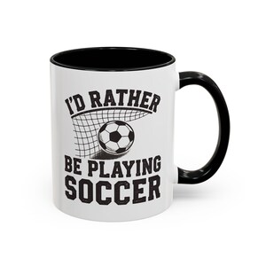 Ich würde eher Fußball spielen Kaffeebecher, Fußballspieler Becher, Fußball Geschenk, Fußballfan Becher, Sport-Enthusiasten Geschenk, Fußball-Liebhaber Geschenk