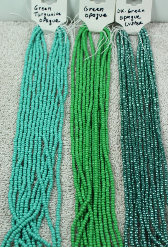 12 Strands Preciosa Czech Glass Seed Beads Size 11//0 Rainbow Colors Full Hank