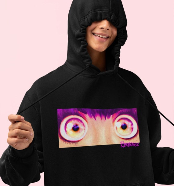 anime sweatshirt / anime girl /sweatshirt/ anime gift idea/ anime eye  sweatshirt/ anime hoodie