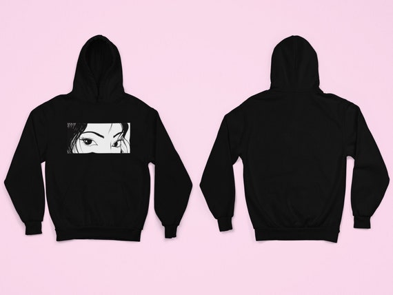 vaporwave anime hoodie