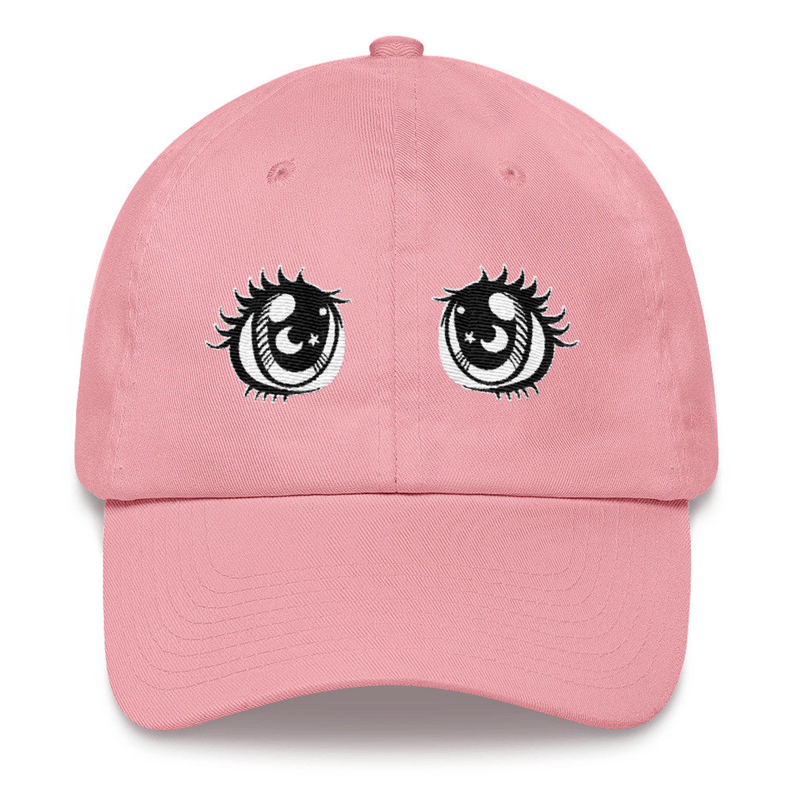 Anime Eyes Embroidered Dad Hat/ Anime Hat/ Anime Girl Eyes/ Anime Style