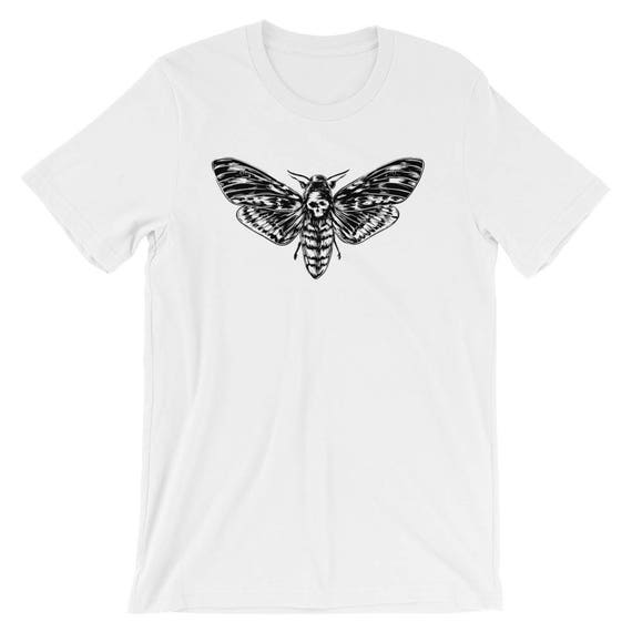 Moth T Shirt/ Moth/ graphic tee / tshirt/tee/butterfly/ death Etsy