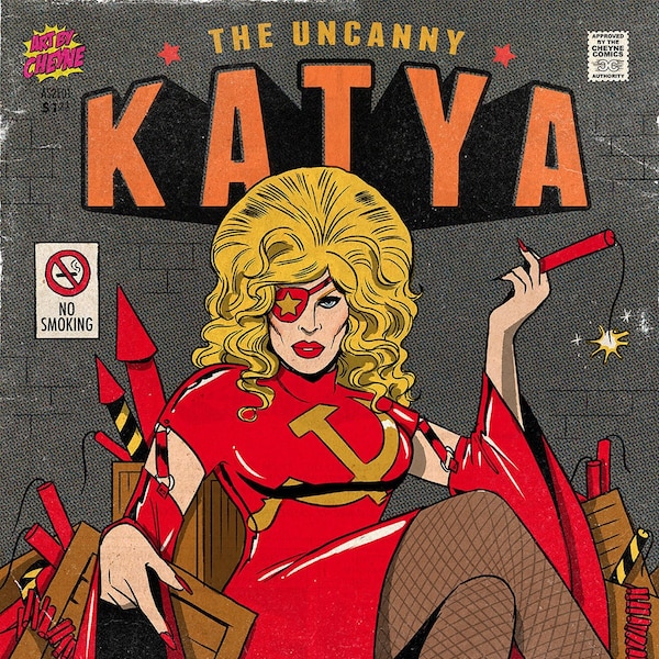 Katya Zamolodchikova Fireworks Comic Book Art Collectible