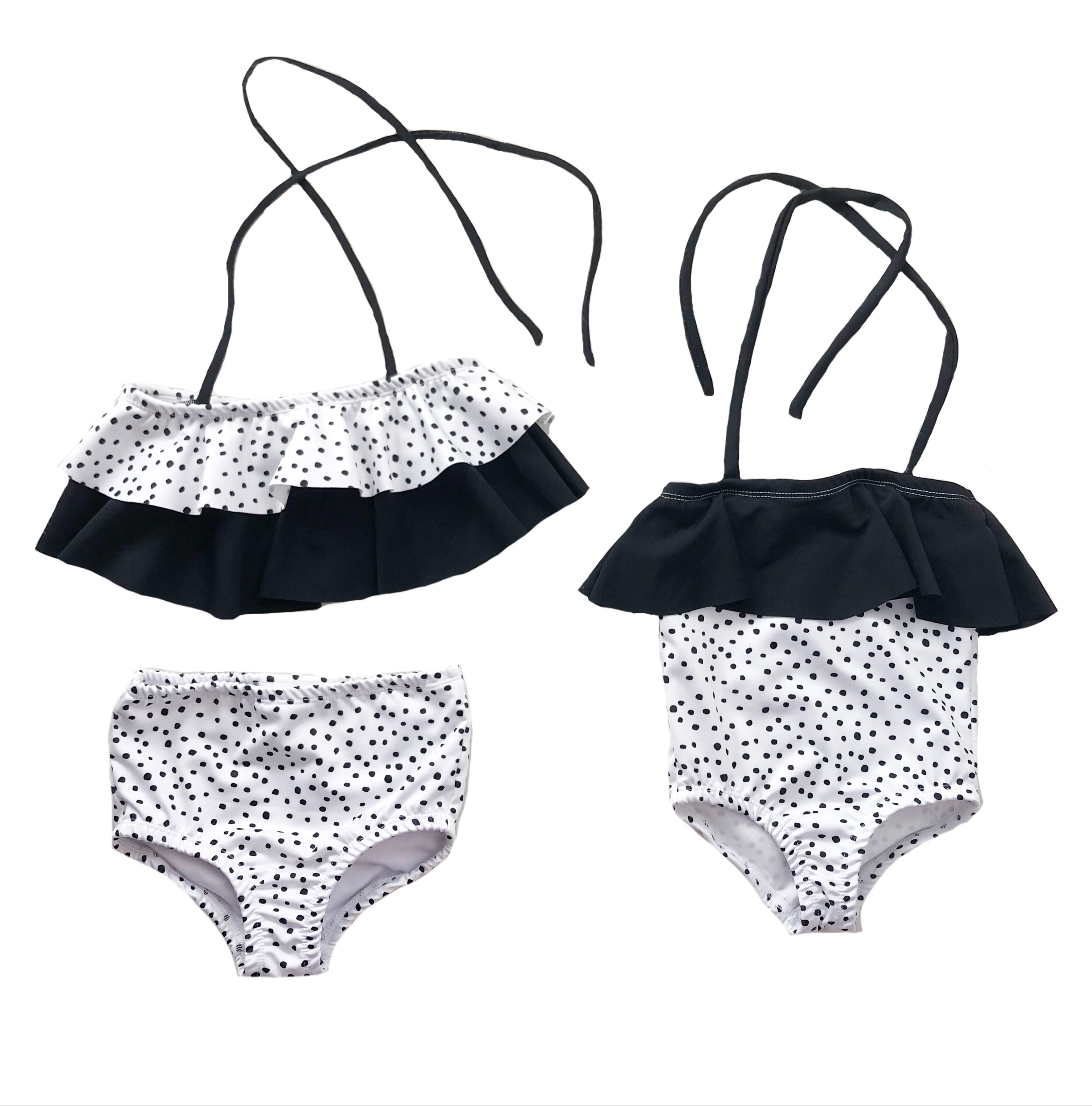 high waisted swimsuits for kids