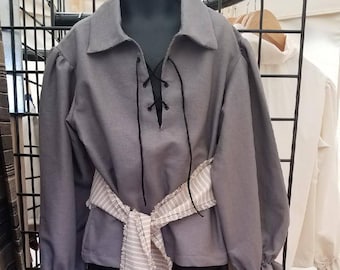 linen pirate shirt