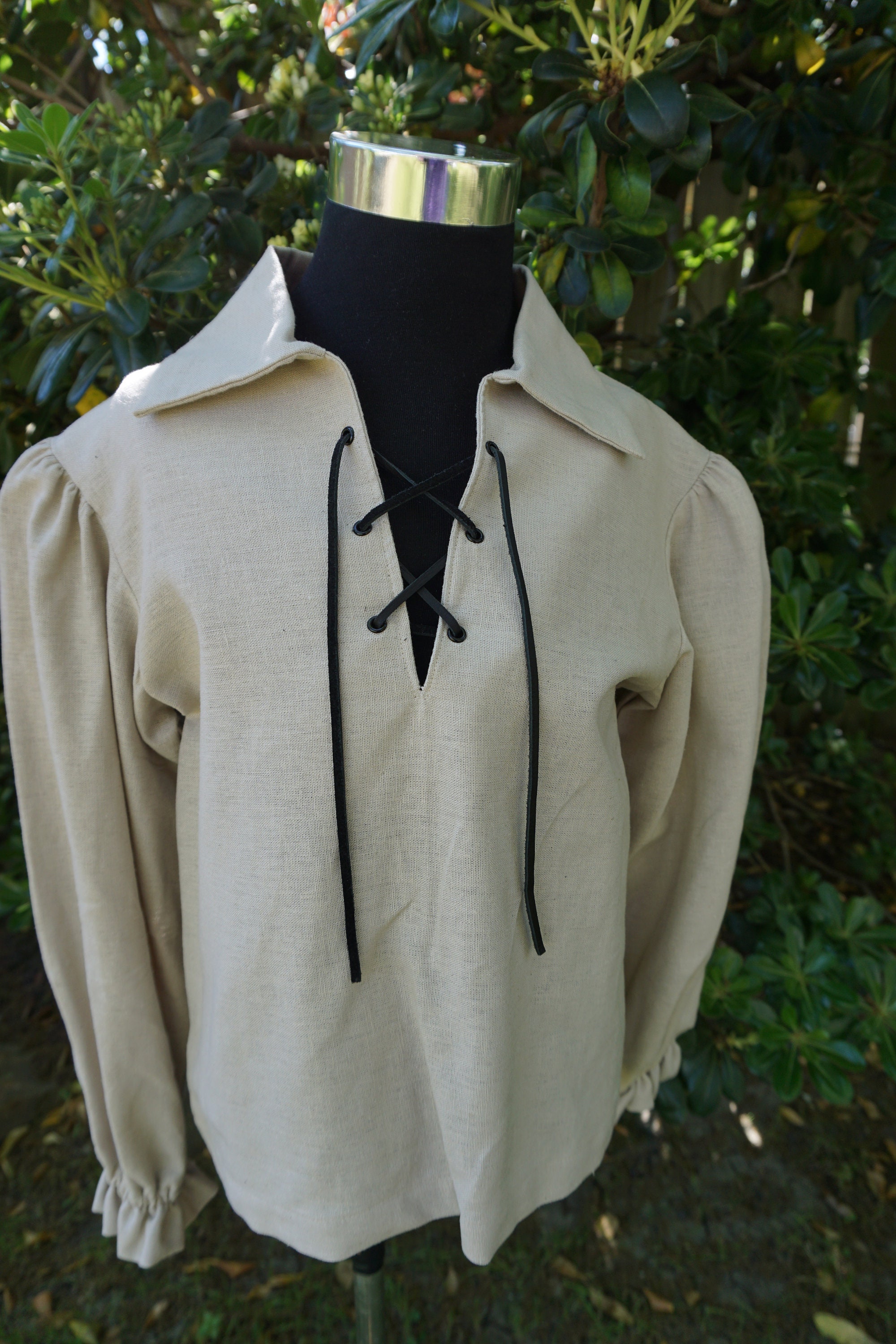linen pirate shirt
