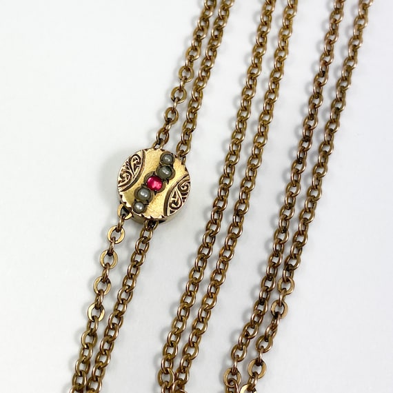 Victorian slide chain necklace sale