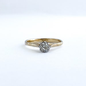 Regal 1920s Antique Diamond Solitaire Ring
