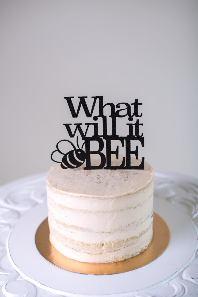 What Will It 'Bee' Gender Reveal Cake Topper Baby Etsy What Will It 'Bee' Gender Reveal Cake Topper Baby Etsy
