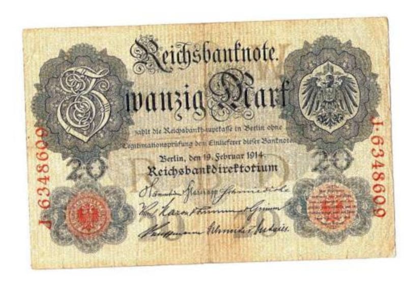 UNCIRCULATED 1908 Germany German Empire Kaiser Huge 100 Mark Banknote RED SEAL