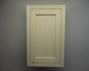 Shaker Hardwood Medicine Cabinet, In wall,