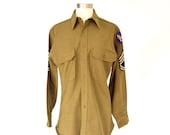 VTG 1940 39 s Wool Military Shirt by Duro