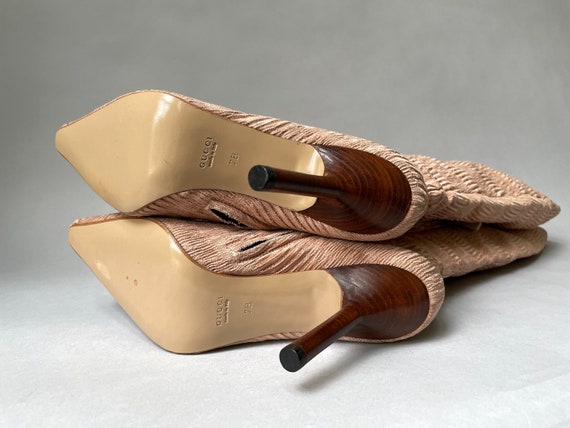 New Tom Ford for Gucci FW 2000 Gold Leather Tiger Heat