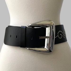 Chunky Black Belt Etsy Singapore
