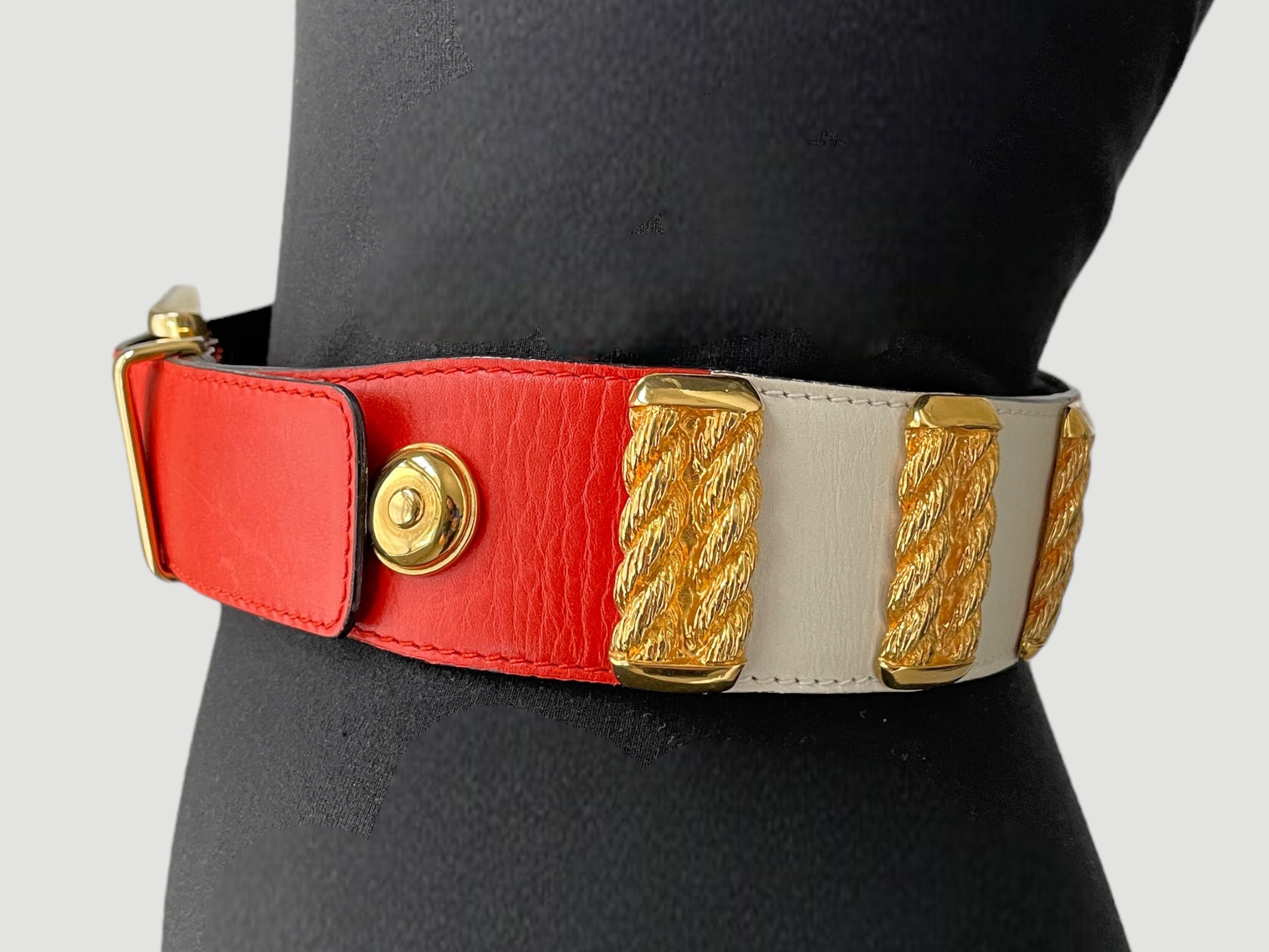 Vintage Red Thin Escada Belt Escada Belts for Women | The RealReal main image 4