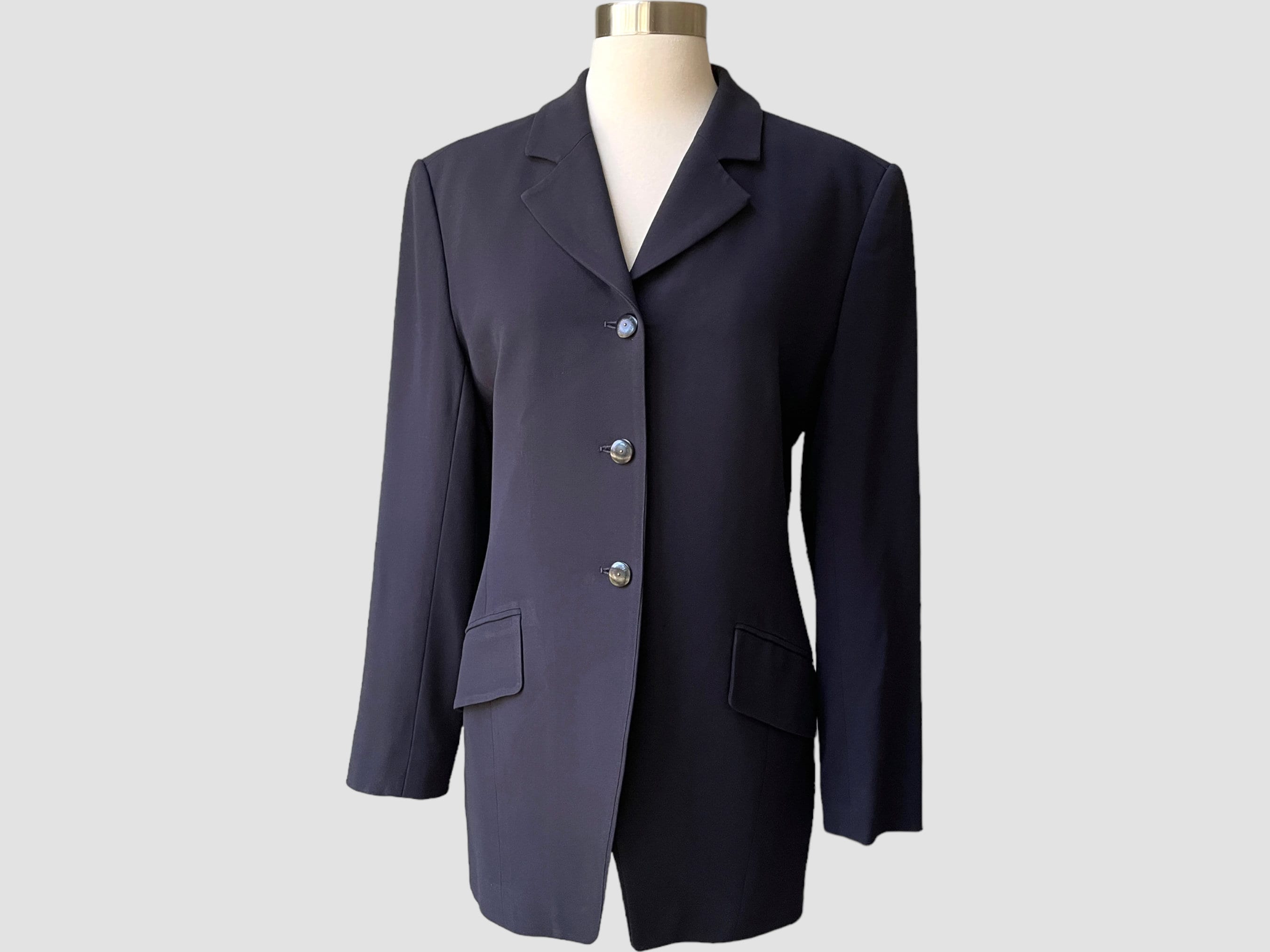 Isaac Mizrahi New York Boys Size 2 Black Suit Blazer Jacket
