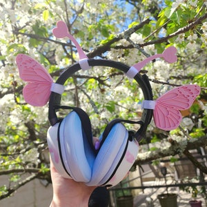 Butterfly headset attachments