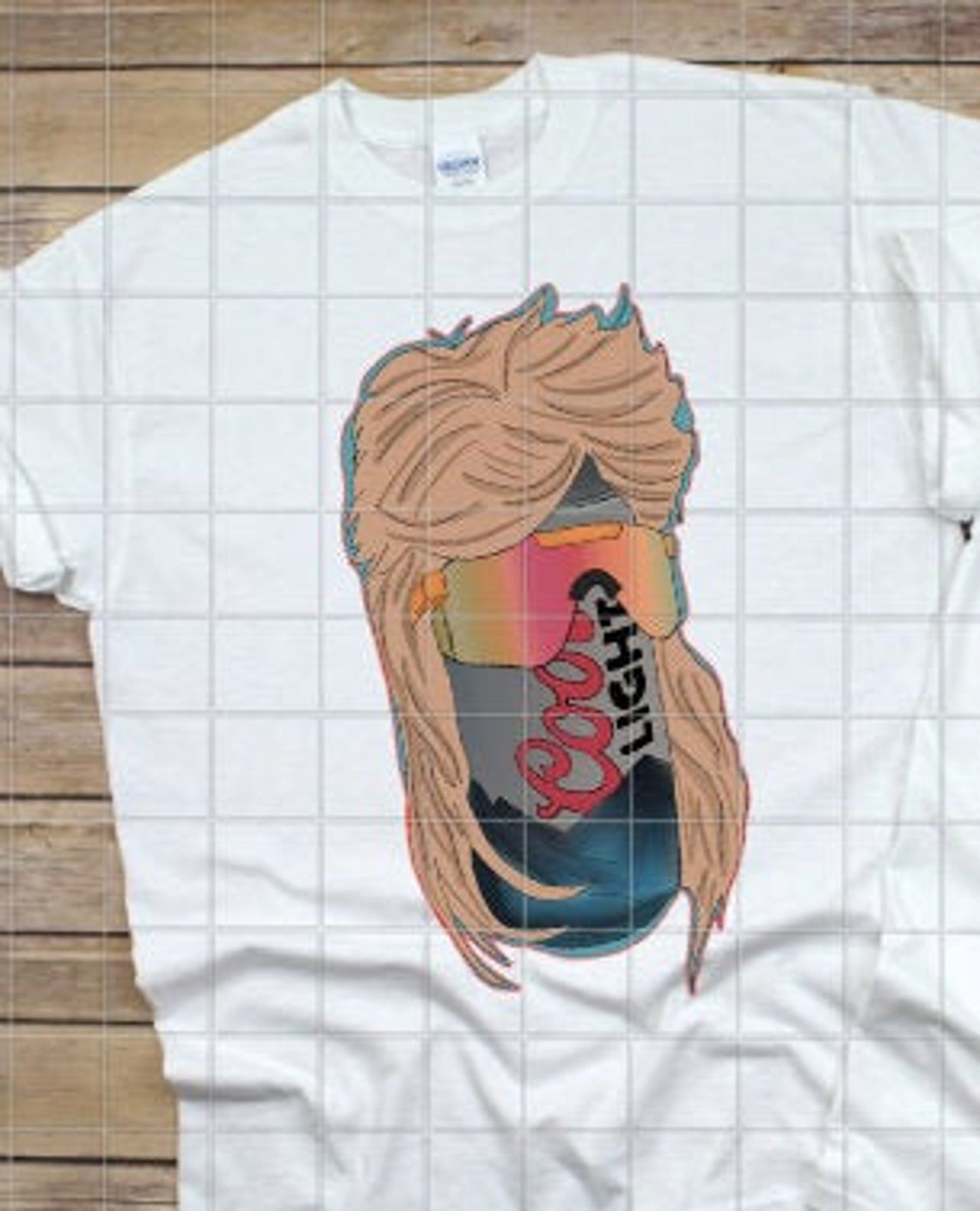 Coors Light Mullet Ready to Press Sublimation Transfer Etsy