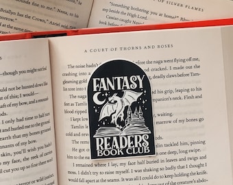 Fantasy Readers Book Club Sticker - Matte Vinyl, Water-Resistant