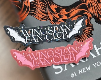 Wingspan Fan Club Sticker: Booktok Romantasy, Kindle Sticker