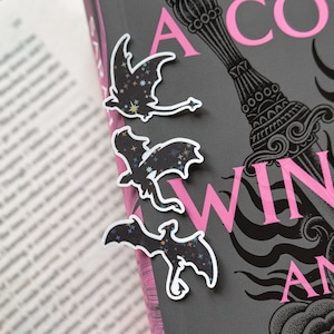 Drache Aufkleber: Bücherwurm Kindle (3 Stück)