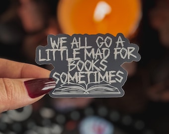Mad For Books Sticker: Booktok, Kindle, Laptop Decal